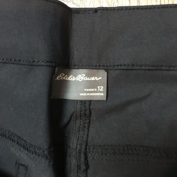 NWT Eddie Bauer Convertible Pants Women's Black Pants Size 12 - Picture 7 of 8